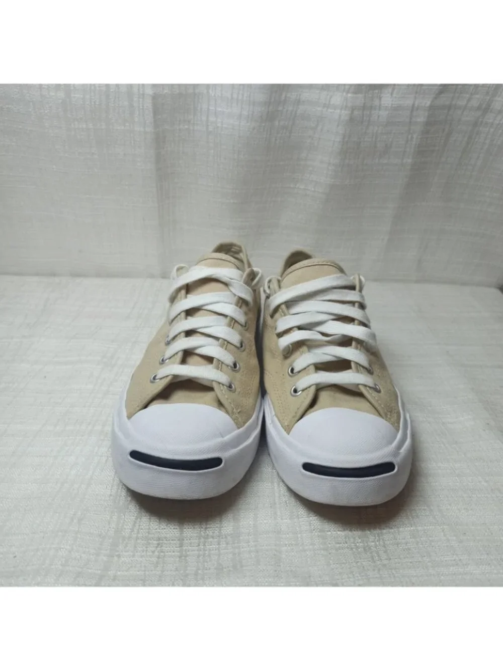 CONVERSE Jack Purcell Low Oat Milk Beige Canvas Shoes A11569C Mens 6.5 Womens 8